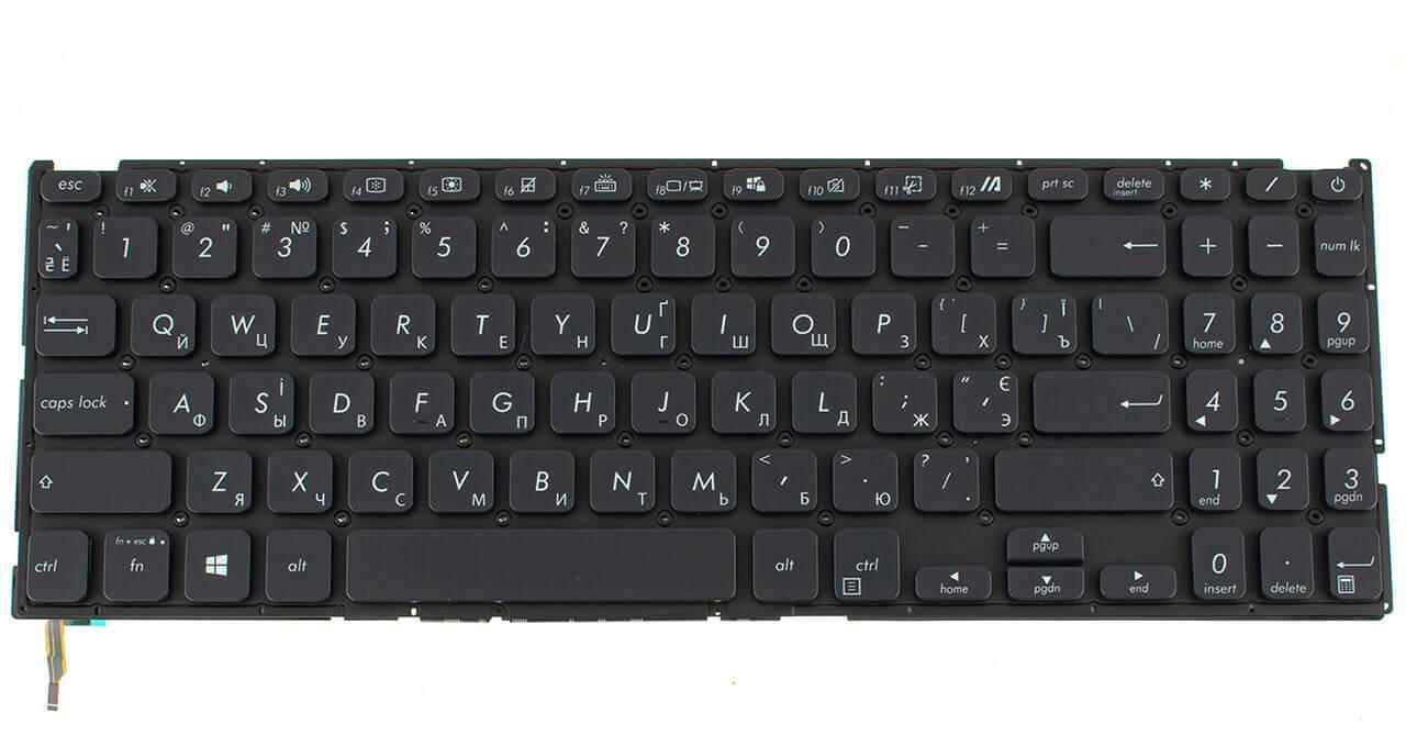 Клавиатура для ноутбука Asus X515DA с подсветкой (0KNB0-5606RU00)