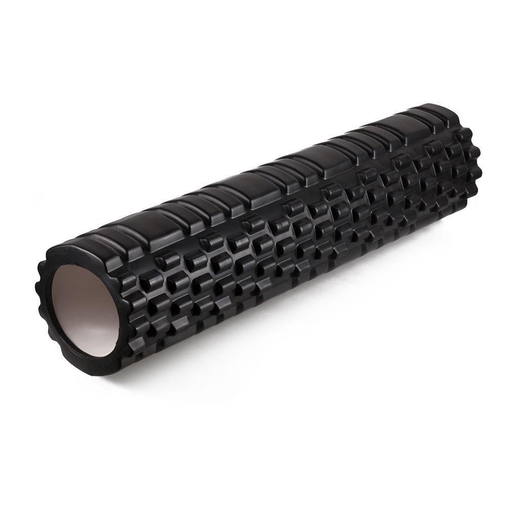 Масажний ролик EasyFit Grid Roller v3.1 60 см Чорний (EF-GR3.1BK)