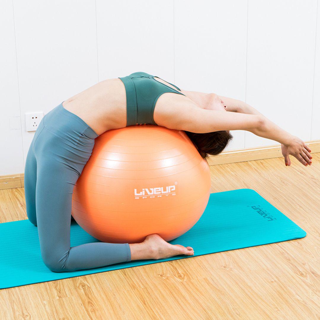 М'яч для фітнесу LiveUp ANTI-BURST BALL з насосом (24995909) - фото 6 М'яч для фітнесу LiveUp ANTI-BURST BALL з насосом (24995909) - фото 6