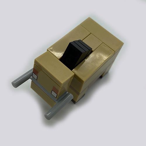 Конструктор фигурка iBlock Hoglin Minecraft 5,5 см - фото 2