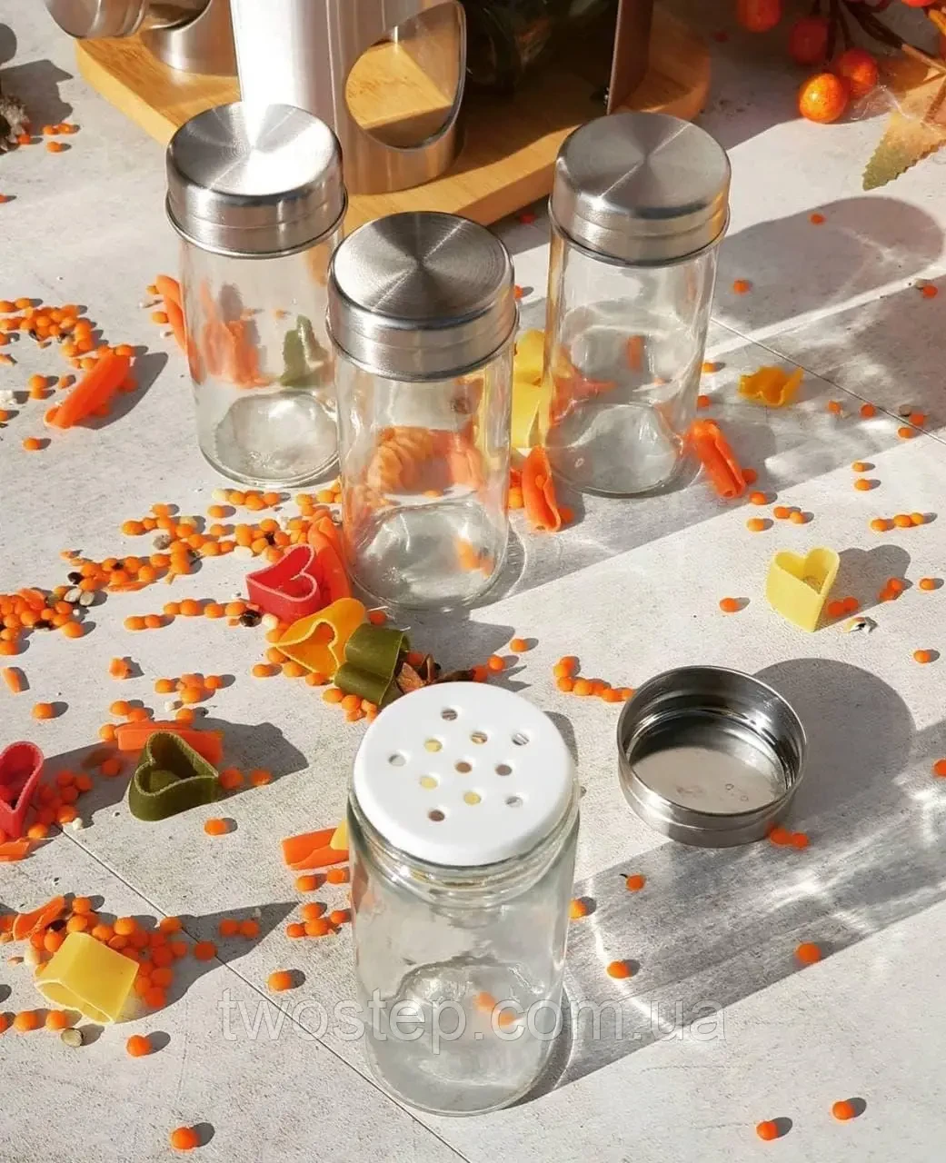 Набор для специй Edenberg из нержавеющей стали на подстаке 17 пр. Коричневый (EB-4030) - фото 6 Набор для специй Edenberg из нержавеющей стали на подстаке 17 пр. Коричневый (EB-4030) - фото 6