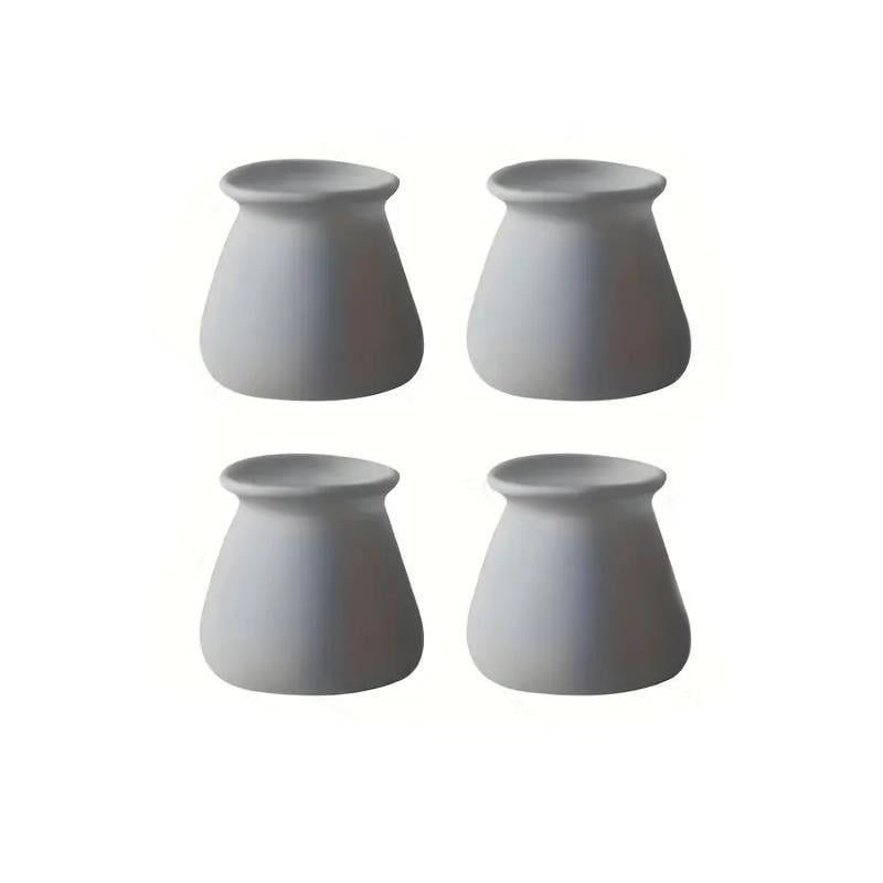 Накладки на ножки стула/мебели силиконовые 4 шт. Серый (2789190595)