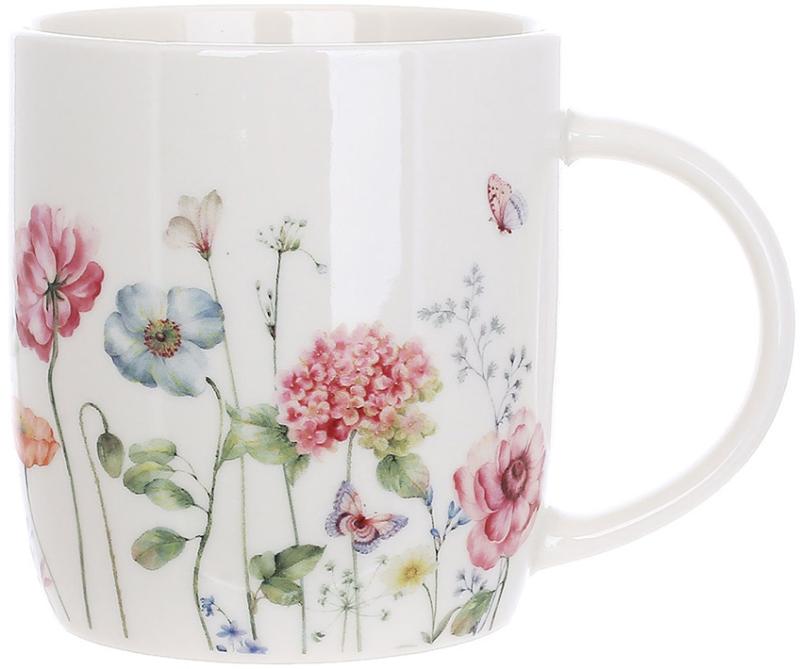 Набор фарфоровых кружек Flower Garden 360 мл 6 шт.