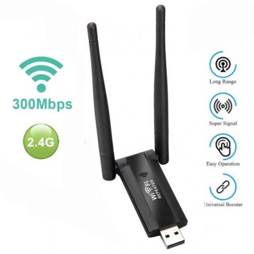 Ретранслятор WiFi USB сигнала на 2 антенны усилитель вай фай сигнала для роутера (c6ed9993) - фото 6