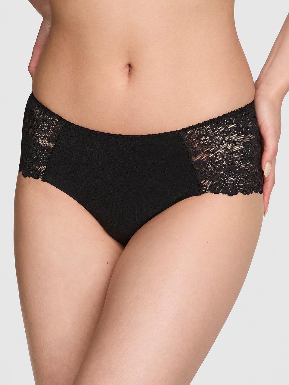 Трусики женские Victoria's Secret No-Show Cheeky M Черный (266819987464)