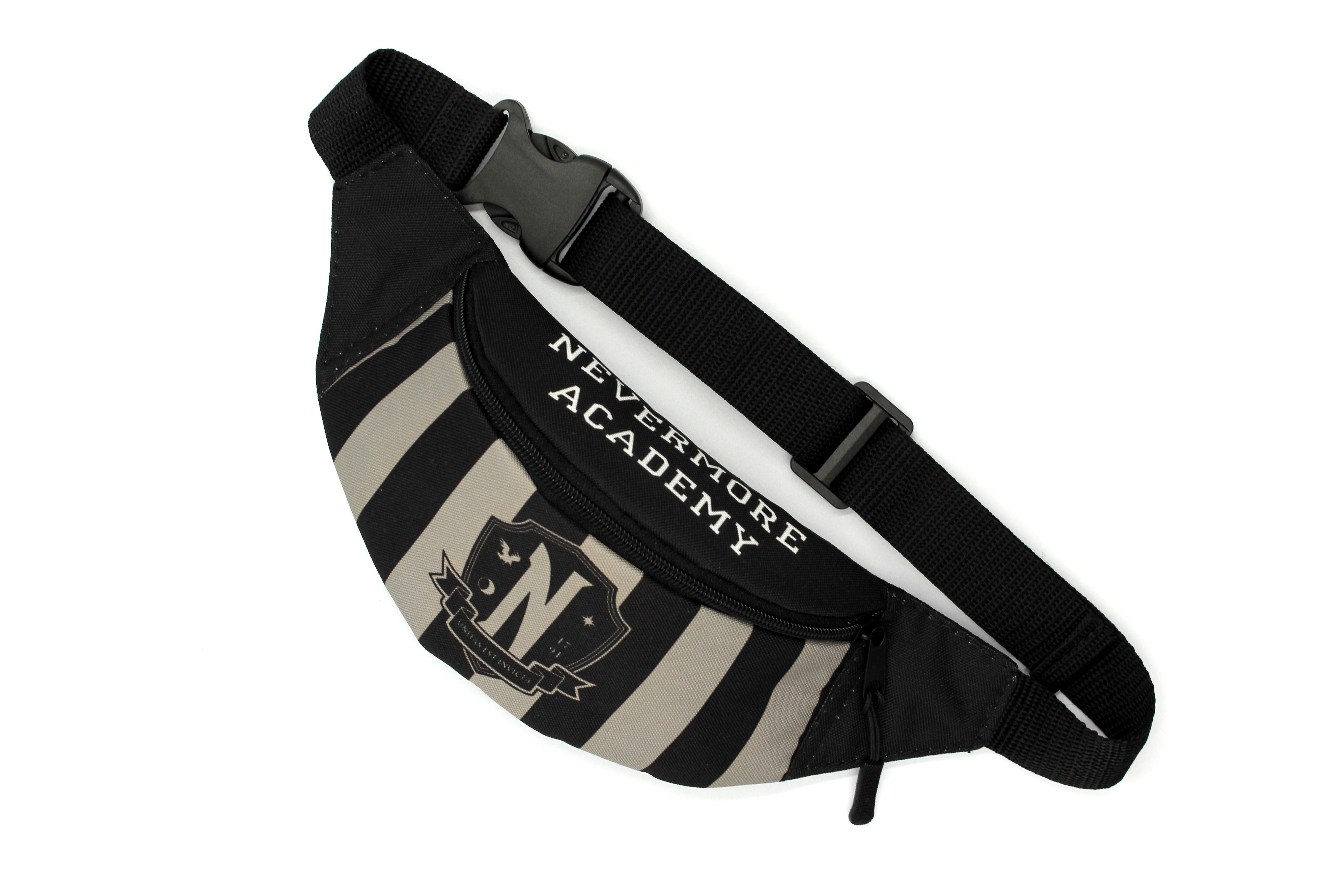 Бананка дитяча з регулюючим ремінцем 4-8 років Nevermore Academy Чорно-сірий (Д-028) - фото 1 Бананка дитяча з регулюючим ремінцем 4-8 років Nevermore Academy Чорно-сірий (Д-028) - фото 1