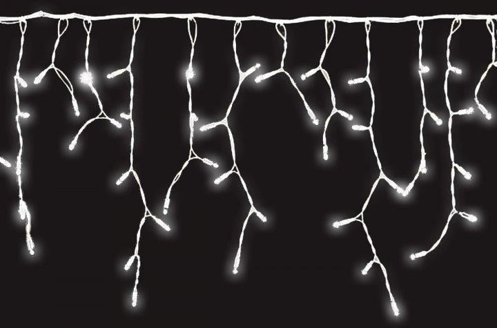 Светодиодная гирлянда Xmas LED 120 Сосульки/Бахрома 5 м Белый (7f4e60ab)
