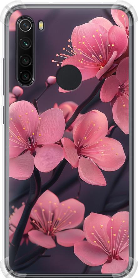 Чехол на Xiaomi Redmi Note 8 Пурпурная сакура (6075sp-1787-42517)