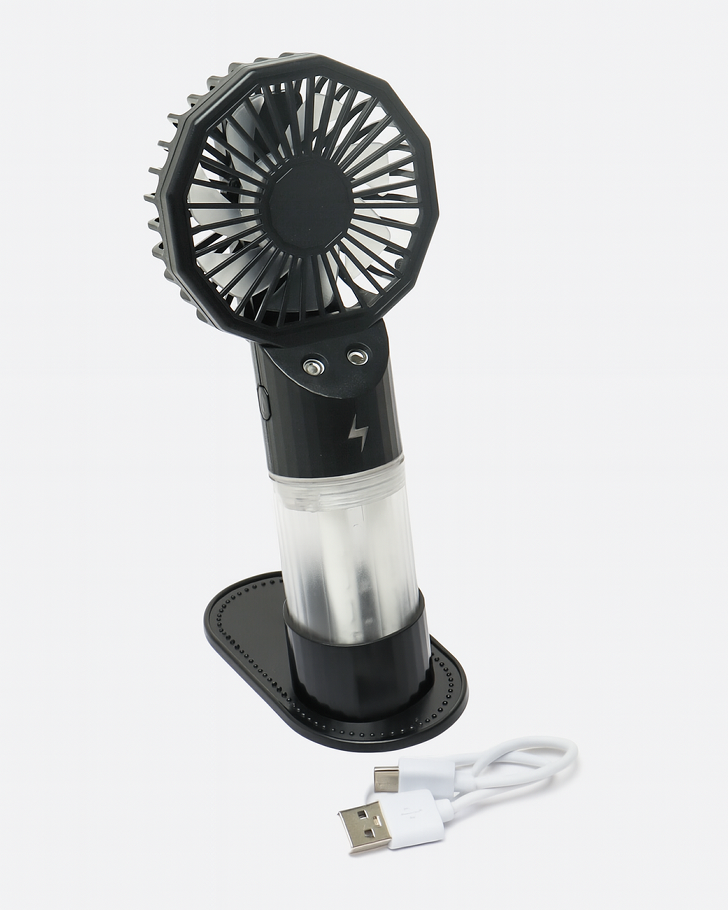 Вентилятор ручной 2в1 с увлажнением и подставкой (C361) - фото 2 Вентилятор ручной 2в1 с увлажнением и подставкой (C361) - фото 2