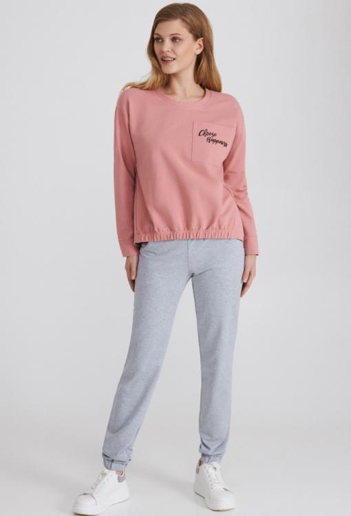 Комплект домашний женский Ellen M Розовый (LPD 0781/04/02)