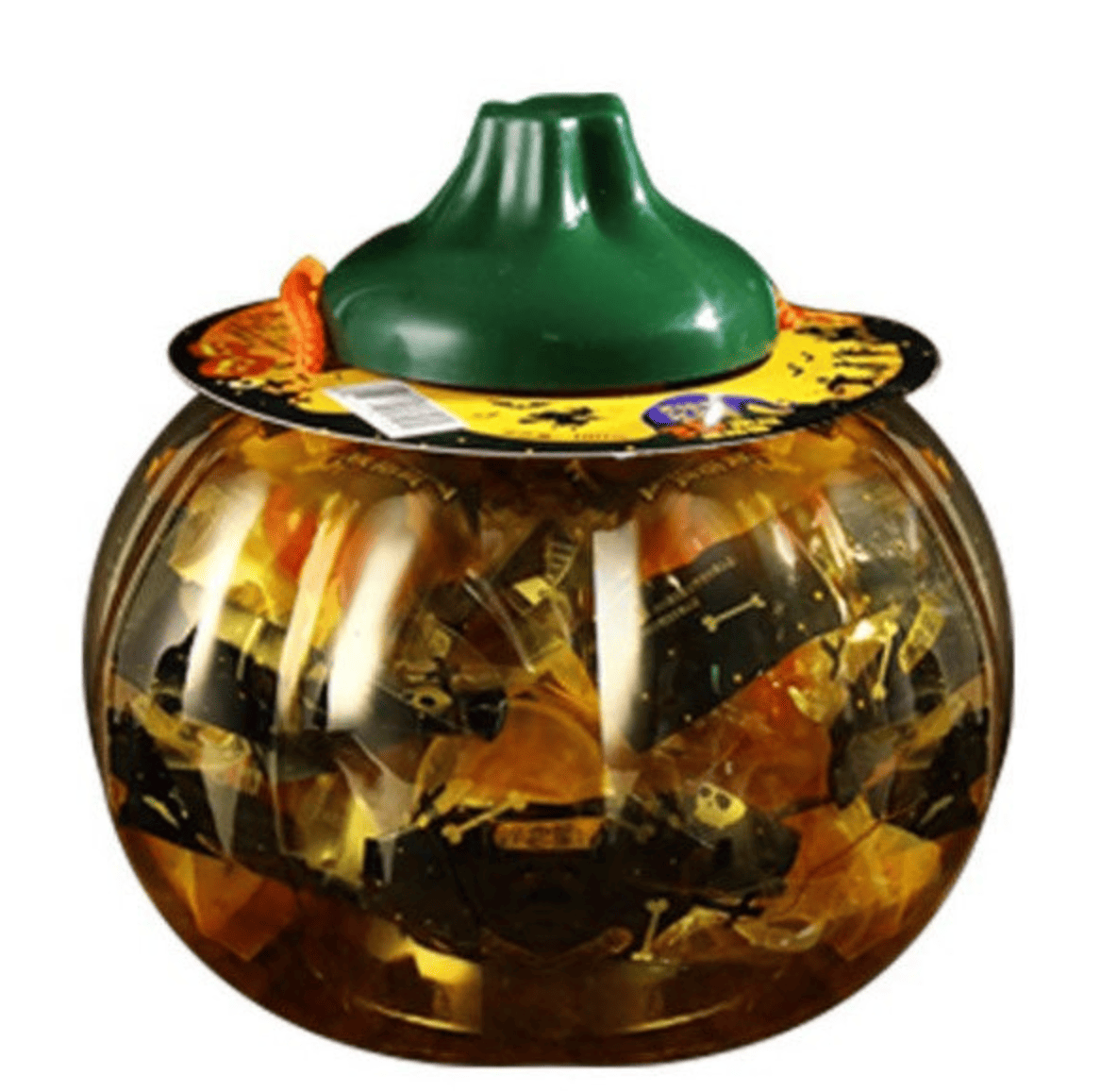 Набор леденцов Halloween Ring Candy Pumpkin Ring в форме тыквенного кольца 18 шт. 180 г (2771864127)