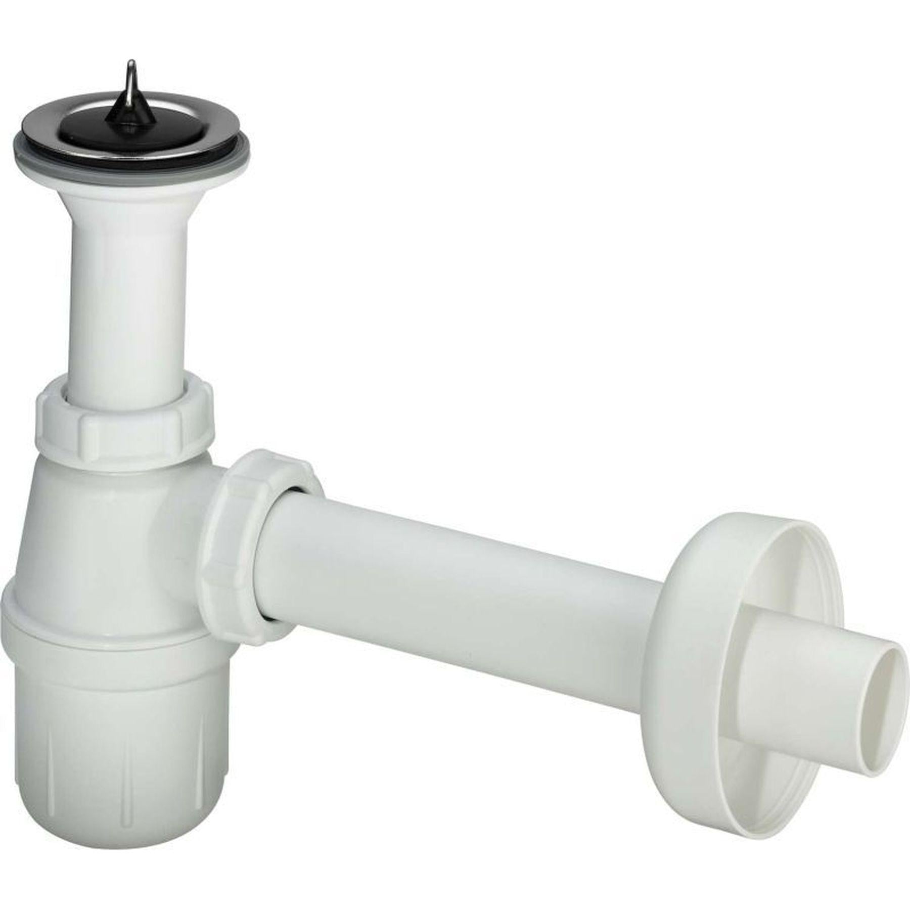 Сифон для раковины Viega 1 1/4" x 1 1/2" пластик бутылочный с/х 309312 Белый (000001123)