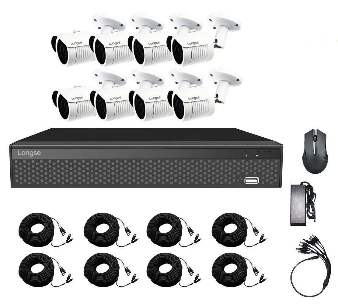 Комплект видеонаблюдения на 8 камер Longse XVR2108HD8M500 (100050)