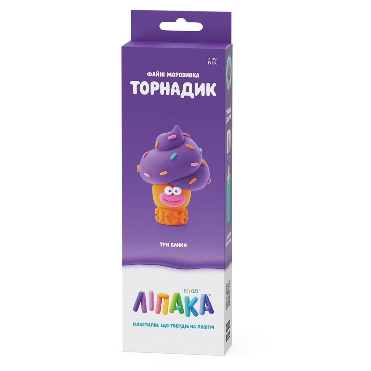 Набір пластиліну Lipaka Класне морозиво Торнадик (32065997)