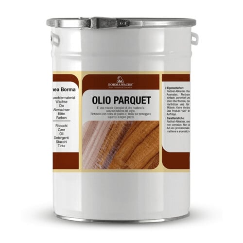 Масло для паркета Borma Wachs OLIO PARQUET 4954 30 глянец 20 л (КИ023295)