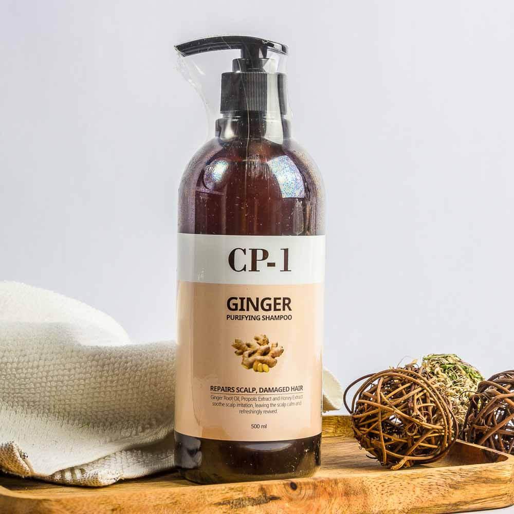 Шампунь для волос укрепляющий Esthetic House CP-1 Ginger Purifying Shampoo с экстрактом имбиря (2351881075) - фото 3