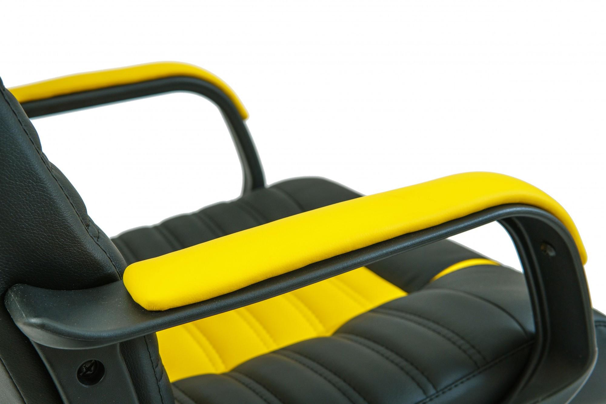 Крісло офісне комп'ютерне Atlant Madrit 9100-Fly 2240 Підлокітник Річ Пластик М2 AnyFix Жовто-чорний - фото 4 Крісло офісне комп'ютерне Atlant Madrit 9100-Fly 2240 Підлокітник Річ Пластик М2 AnyFix Жовто-чорний - фото 4