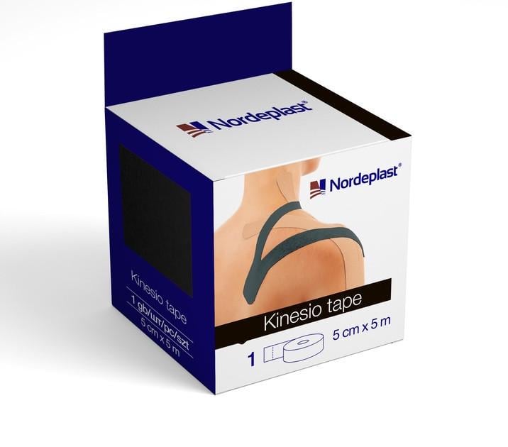 Тейп кинезио 5 см x 5 м Черный (000018272)