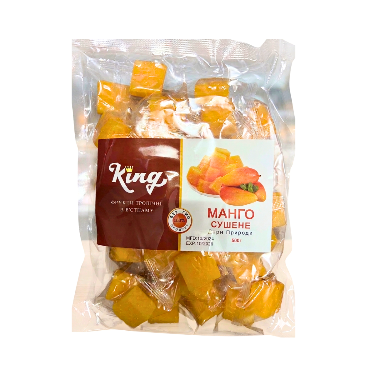 Мармелад KING фруктовый Манго сушеный 500 г
