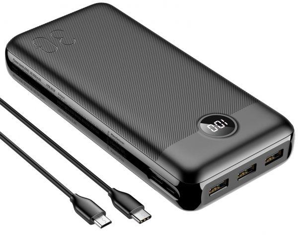 Повербанк Yenkee YPB 3018 30000 mAh PD20W Black (35057019) - фото 3