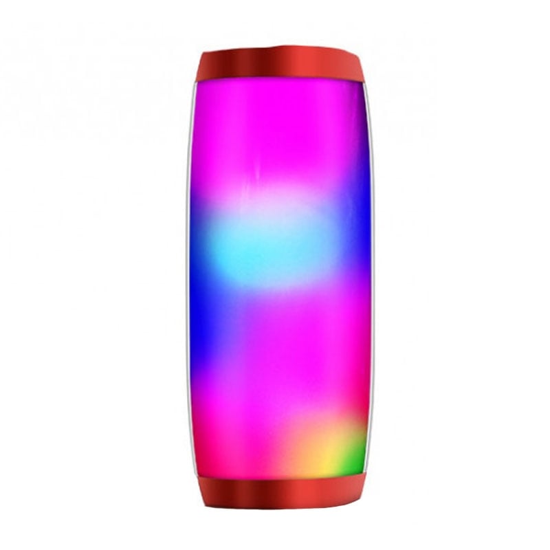 Портативная колонка TG-157 Pulse влагостойкая разноцветная подсветка Red (tf5127)