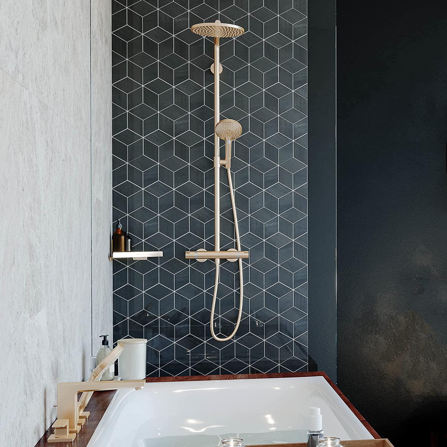 Полка настенная металлическая Hansgrohe AddStoris 41741140 Бронзовый (146931) - фото 4