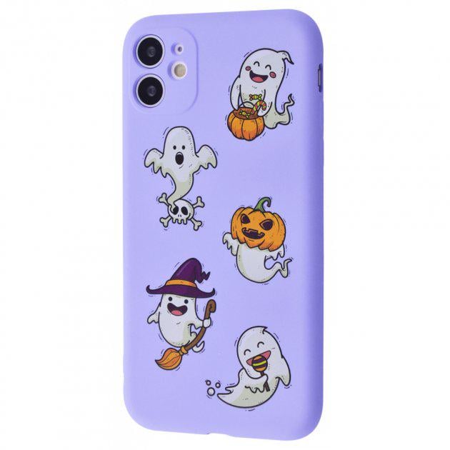 Чохол із м'якою підкладкою WAVE Fancy Case (TPU) iPhone 11 ghosts/light purple - фото 1