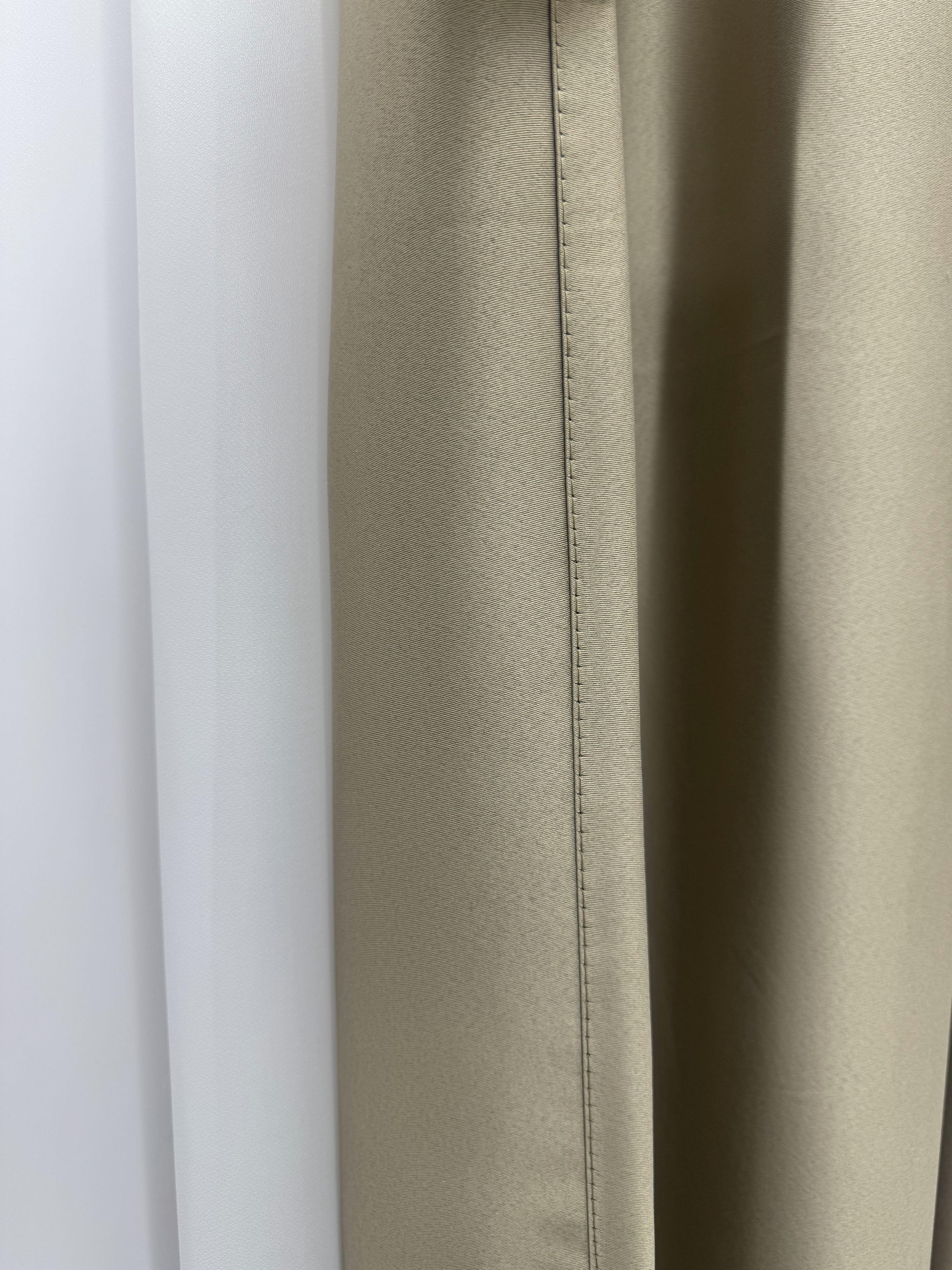 Штора блекаут на тесьме 6 см 150х260 см Капучиновый (11861539) - фото 9