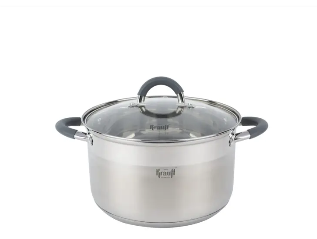 Набор кастрюль с ковшом и сковородой Krauff Vizo Saporis из нержавеющей стали 12 пр. (26-242-051) - фото 6 Набор кастрюль с ковшом и сковородой Krauff Vizo Saporis из нержавеющей стали 12 пр. (26-242-051) - фото 6
