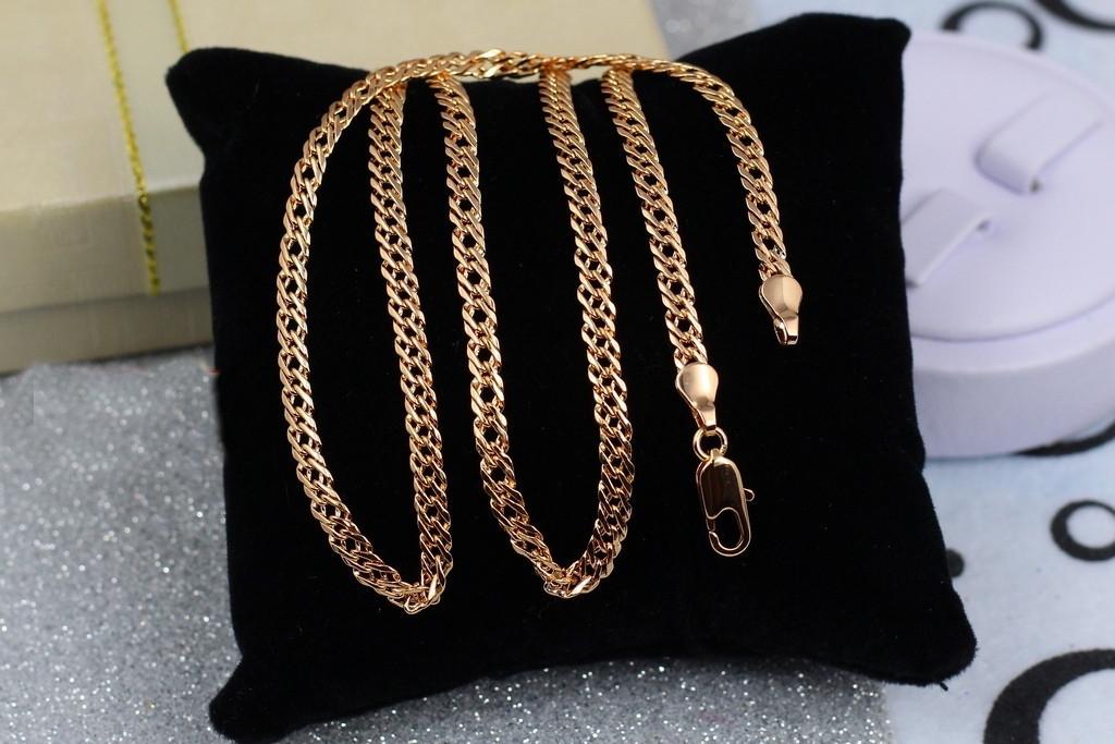 Цепь Xuping Jewelry Ромб 50 см 4 мм Золотистый (1224418839)