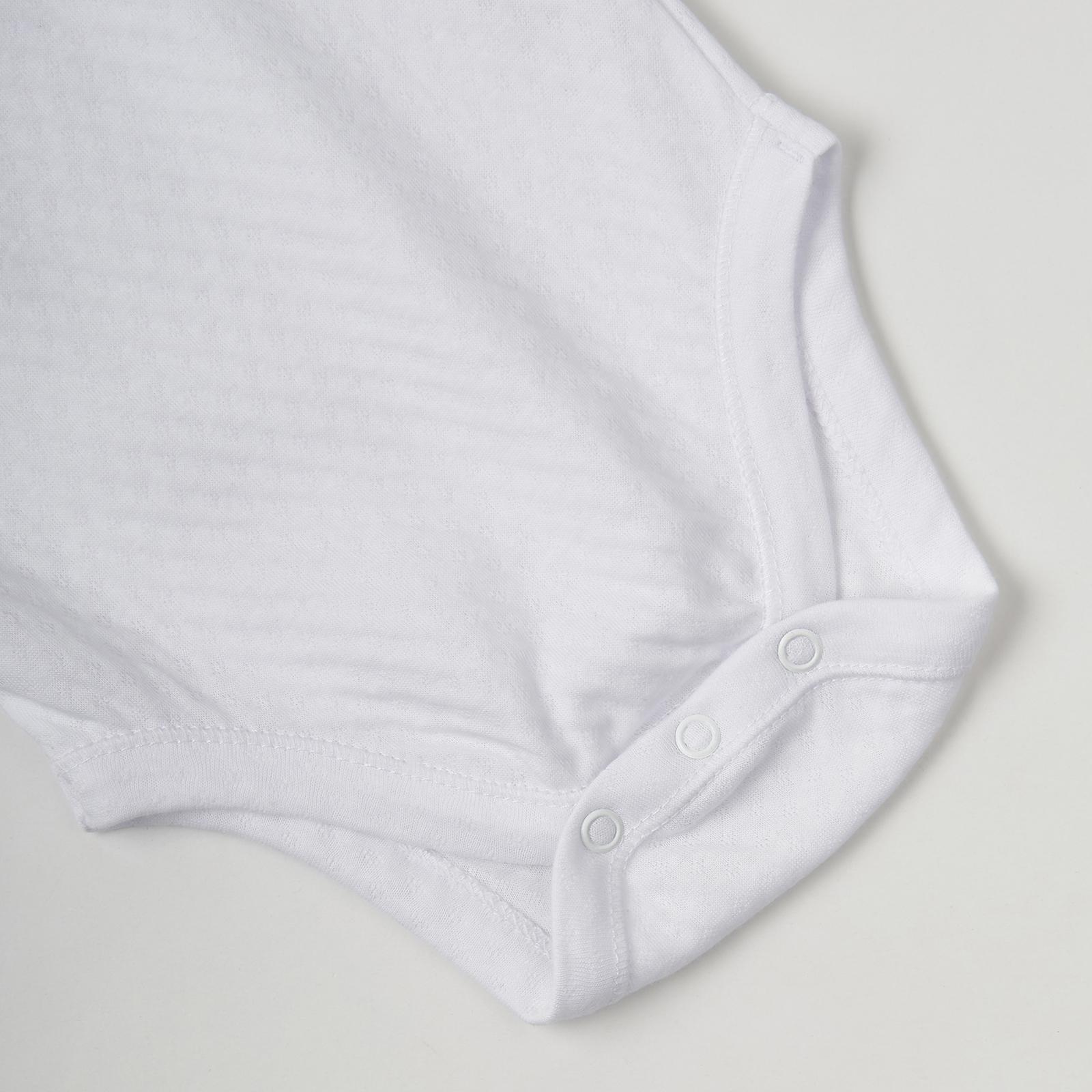 Боди с коротким рукавом Ромб 9-12 мес. 74-80 см Белый - фото 2 Боди с коротким рукавом Ромб 9-12 мес. 74-80 см Белый - фото 2