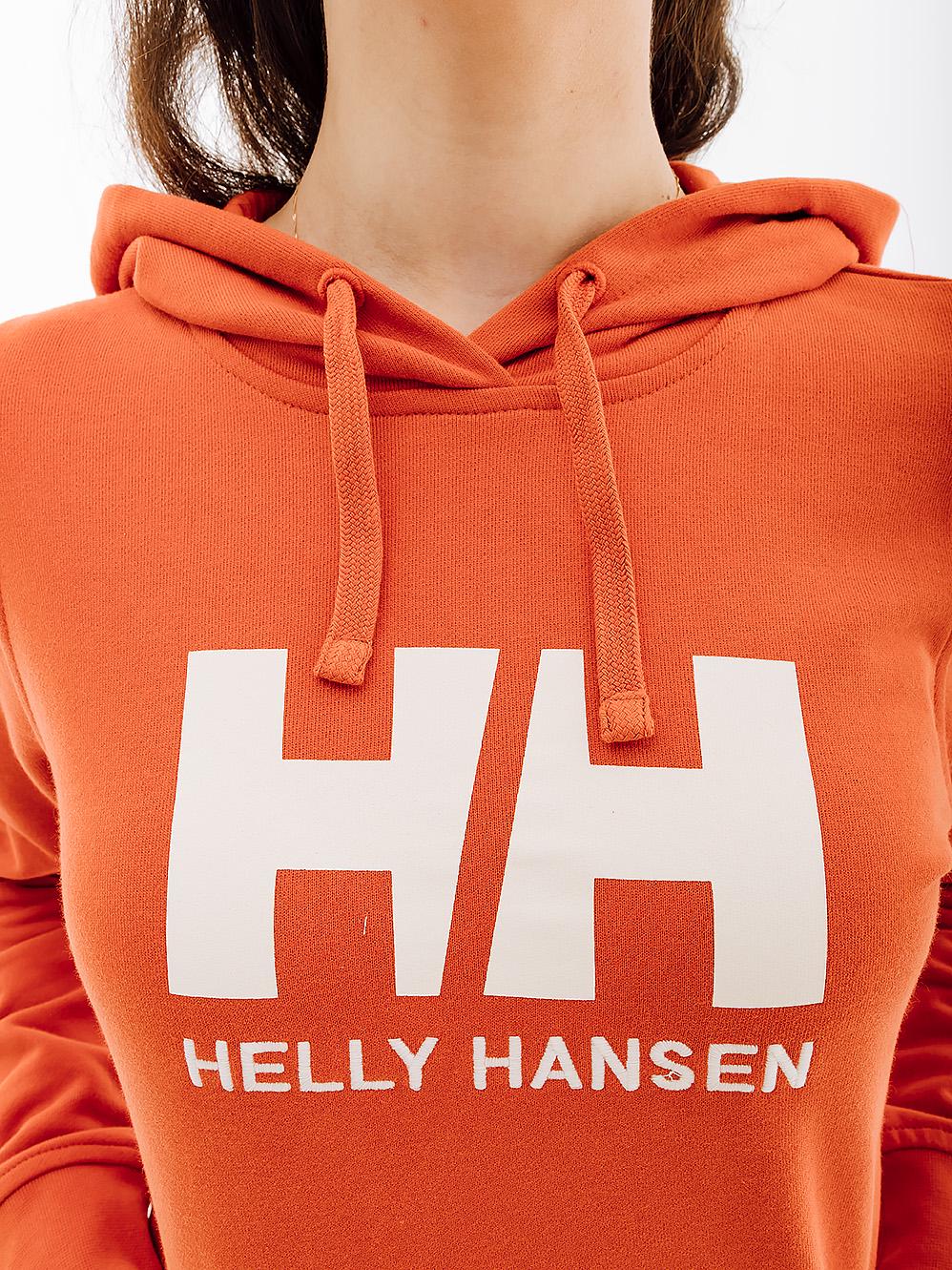 Худи женское Helly Hansen W HH LOGO HOODIE M Оранжевый (7d33978-179 M) - фото 3 Худи женское Helly Hansen W HH LOGO HOODIE M Оранжевый (7d33978-179 M) - фото 3