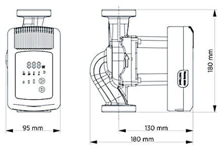 Насос циркуляційний частотний Wita HE OEM 2 80-25/180 (HEO2258181) - фото 4