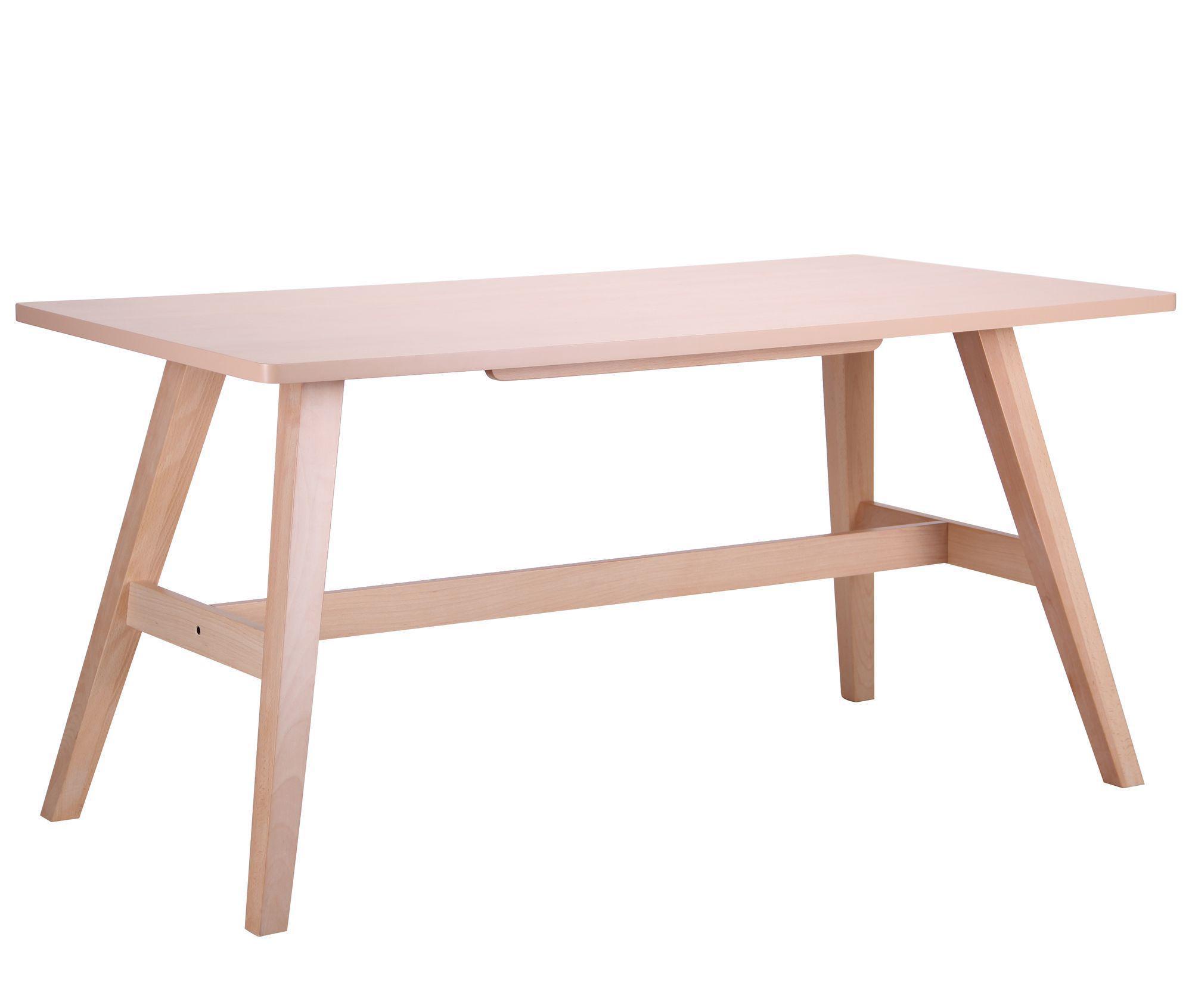 Обеденный стол AMF Пармезан 750х1500х800 Бук беленый