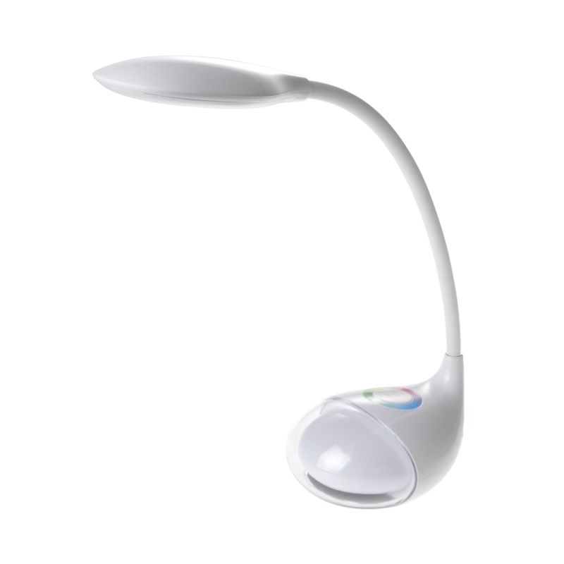 Лампа настільна Brille на гнучкій ніжці SL-85 6W WH (32-890)