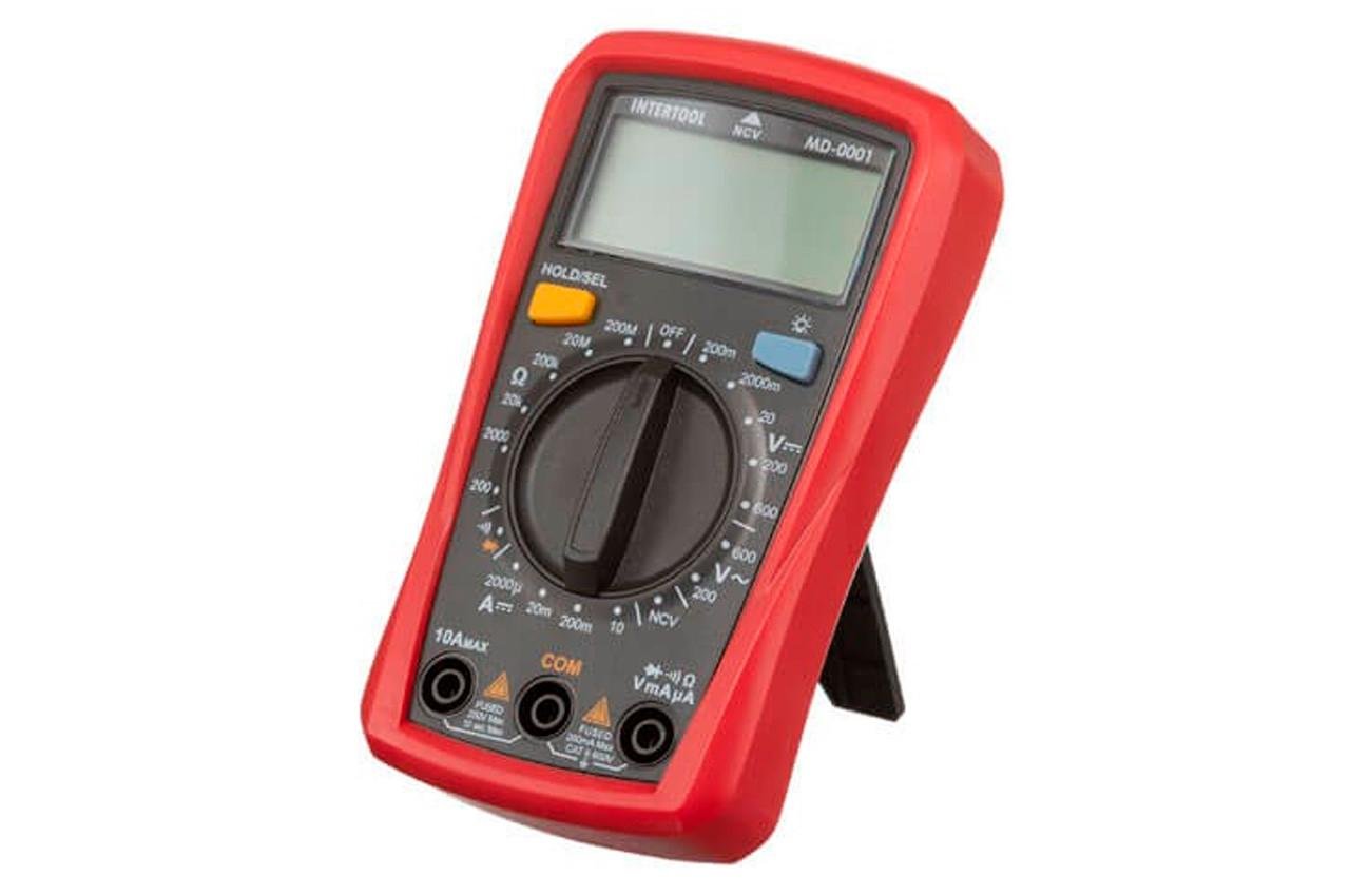 Мультиметр цифровой Intertool CAT II-300В x CAT I-600В (MD-0001)