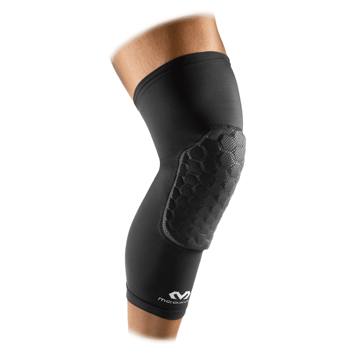 Компрессионный наколенник с защитой McDavid Extended Compression Leg Sleeve with Hexpad M (479_90)