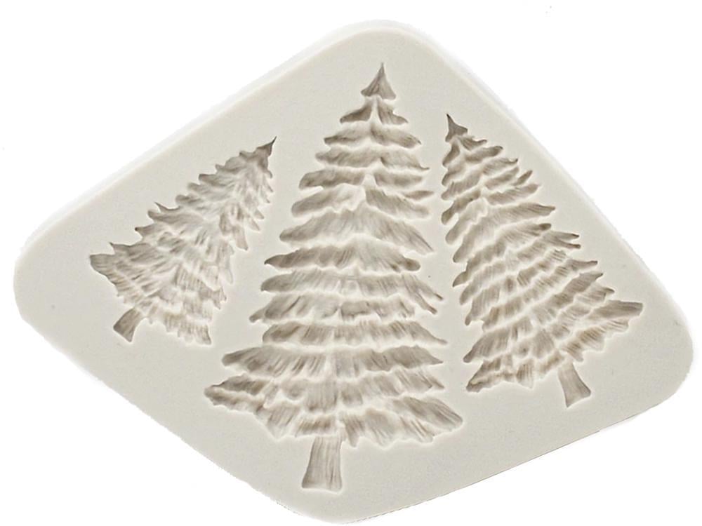 Силиконовая форма 3D Елка для печенья/карамели/мыла/льда/украшения торта