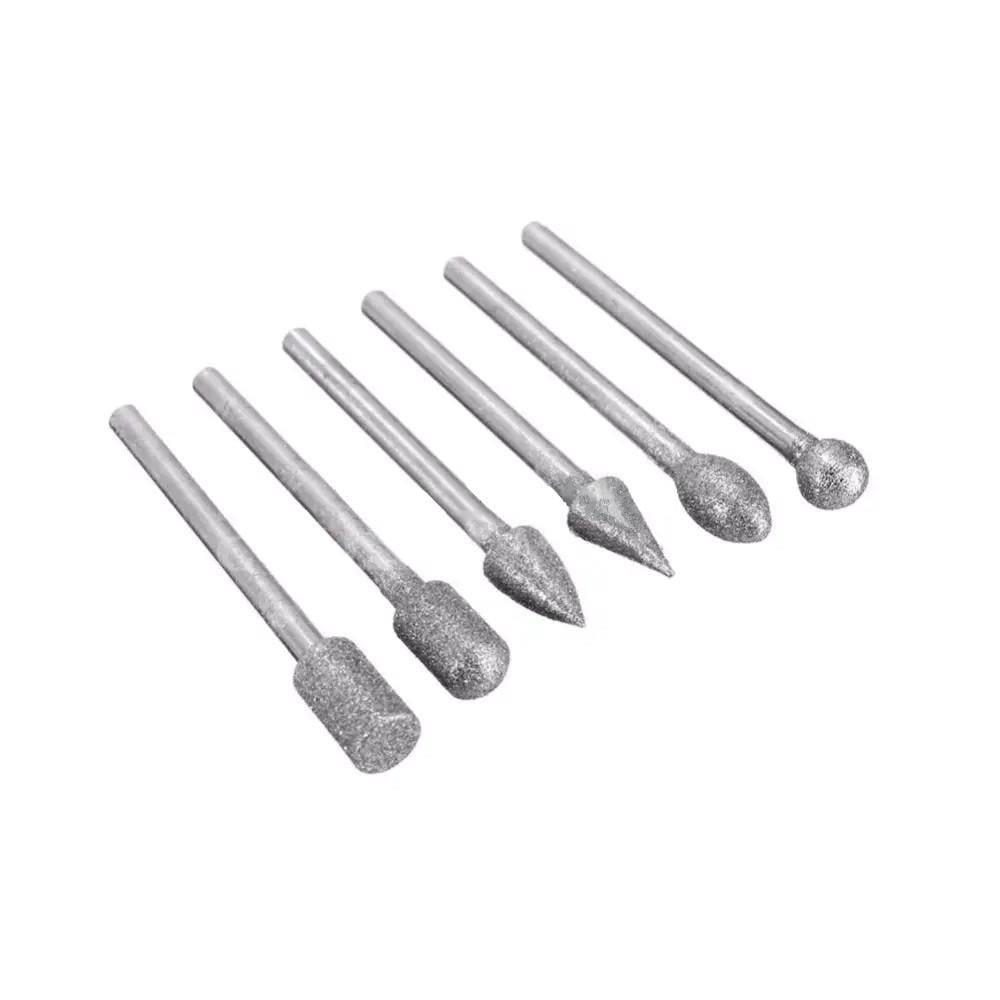 Буры алмазные Dremel для гравера/бормашинки 6 шт. (3аа)
