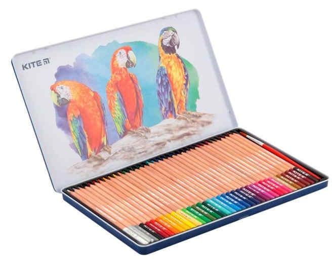 Олівці кольорові акварельні KITE K18-1054 36 кольорів