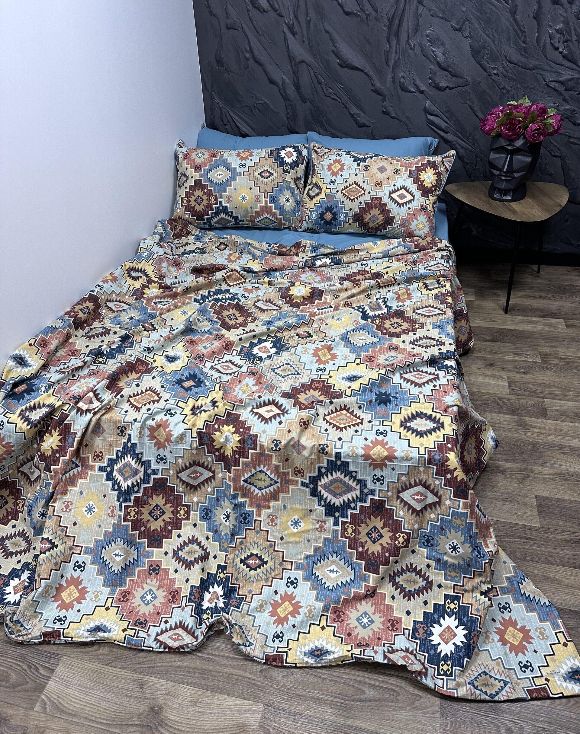 Комплект постельного белья Comfort Home Carpet terracotta евро