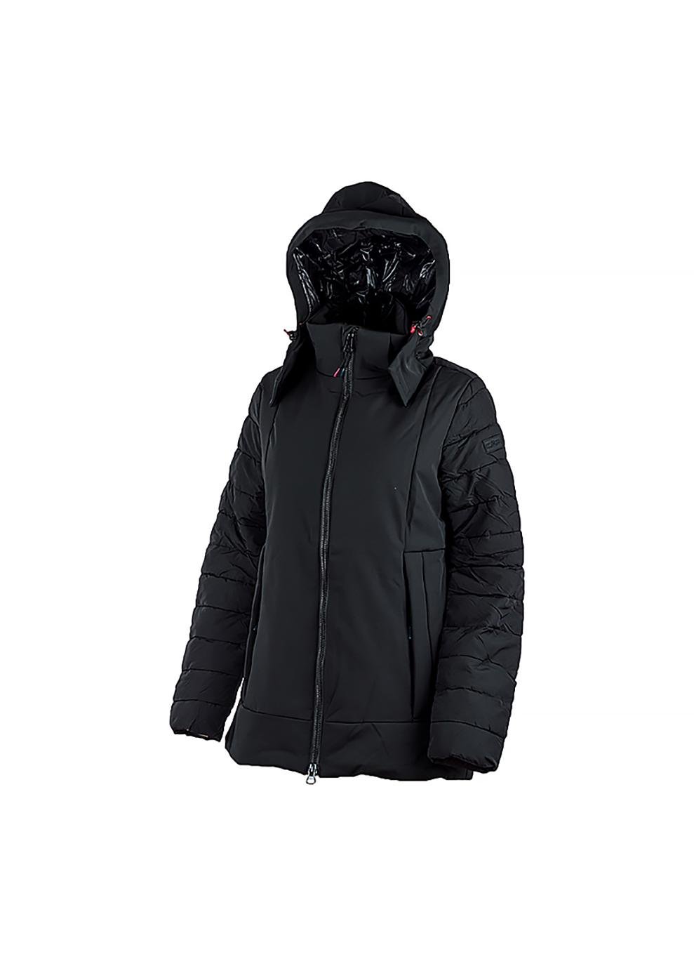 Куртка жіноча CMP JACKET LONG ZIP HOOD S Чорний (32K1516-U901 S)