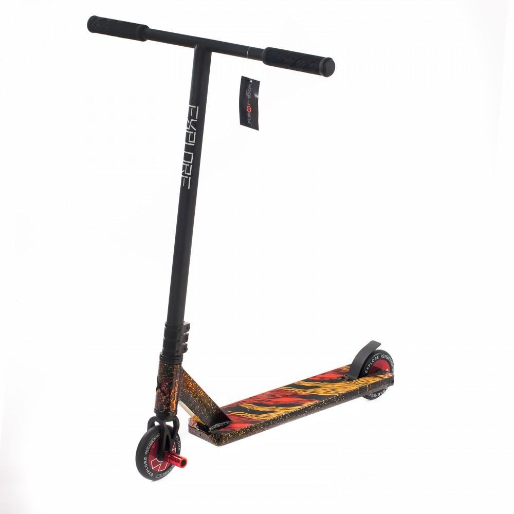 Самокат трюковый Explore Credo Deluxe + пега Черный