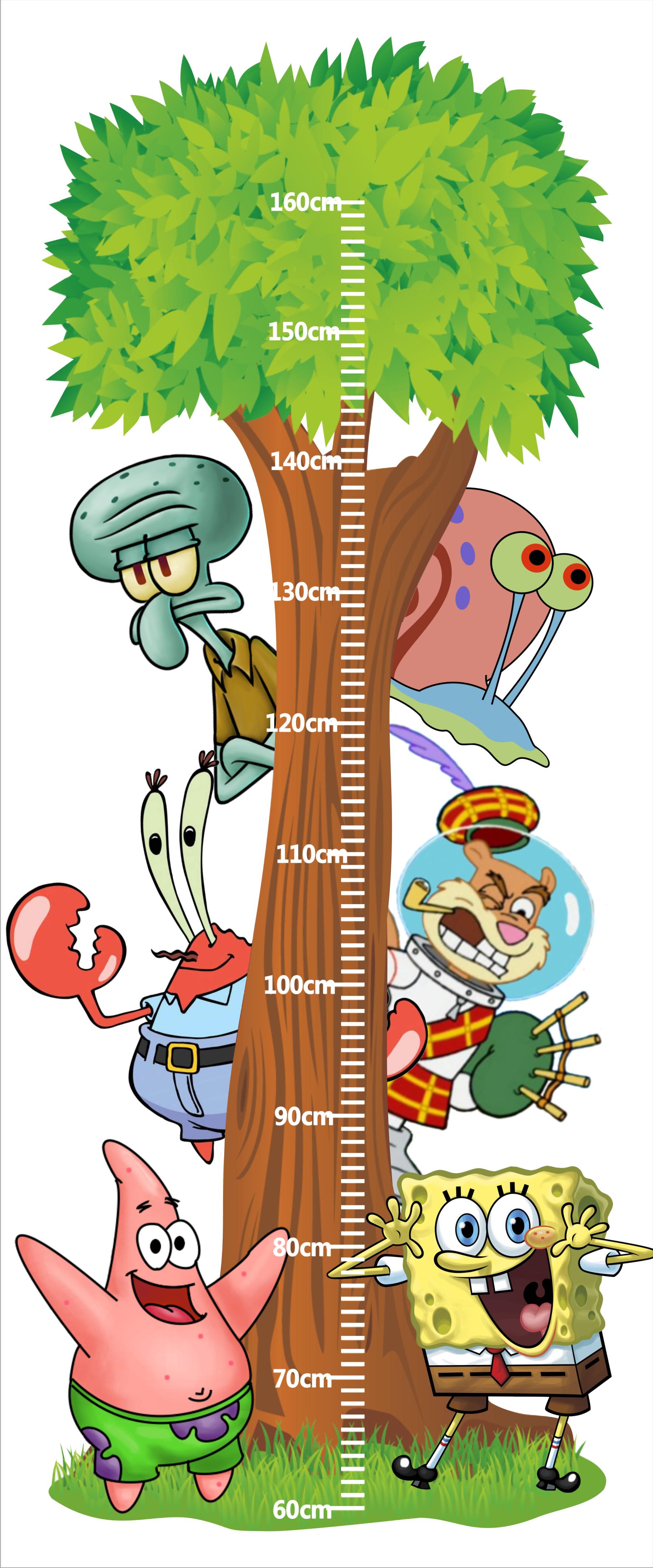 Ростомір дитячий Губка Боб 120х50 см (10)