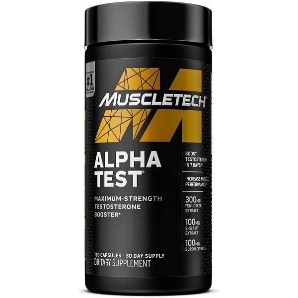 Препарат тестостероновый комплексный MuscleTech Alpha Test 120 Caps - фото 1