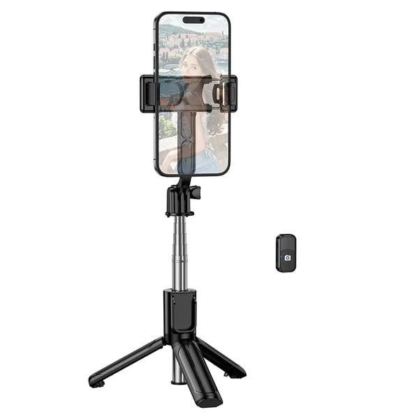 Селфи-монопод Borofone BY14 Graceful Mini Live Broadcast Holder Bluetooth до 7" 102 mAh Black (6941991122958)