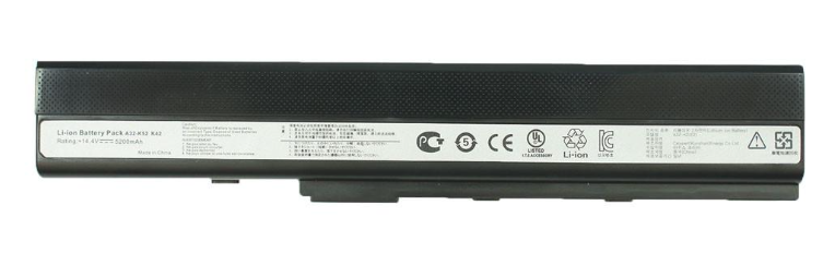 Акумулятор для ноутбука Asus A32-K52 14,4V 5200 mAh (2515123206) - фото 3 Акумулятор для ноутбука Asus A32-K52 14,4V 5200 mAh (2515123206) - фото 3