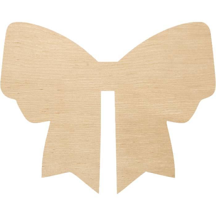 Заготовка из фанеры Бант №13 2,5x2 см (3901100246)