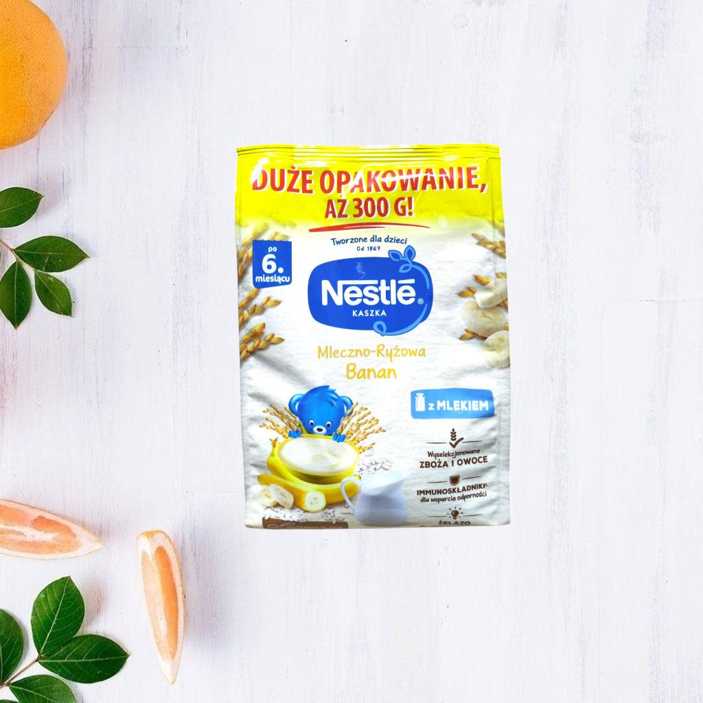 Каша Nestle молочно-рисова з бананом