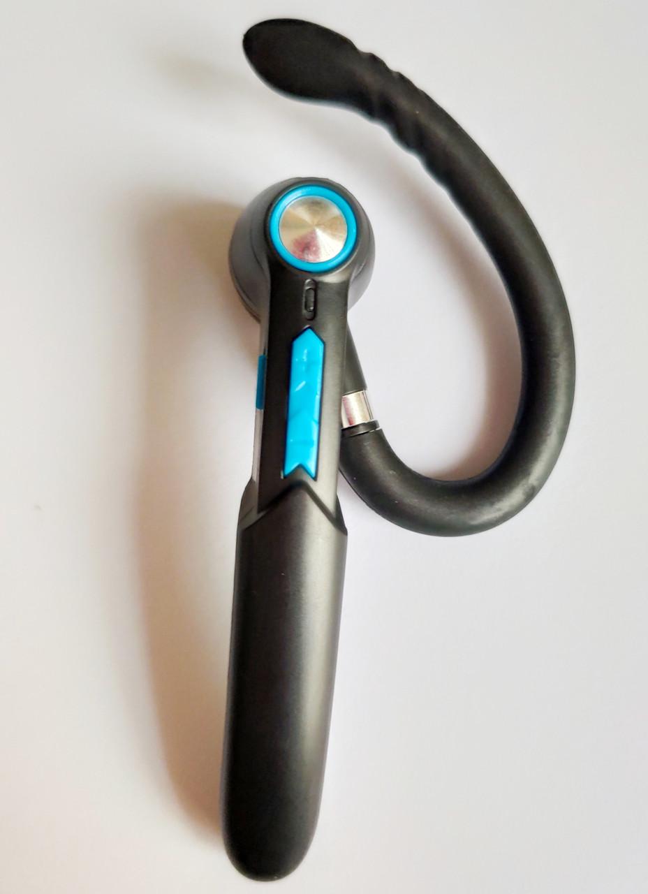 Навушники-гарнітура Bluetooth Handsfree 50 бездротові водонепроникні з відбитком пальця Синій